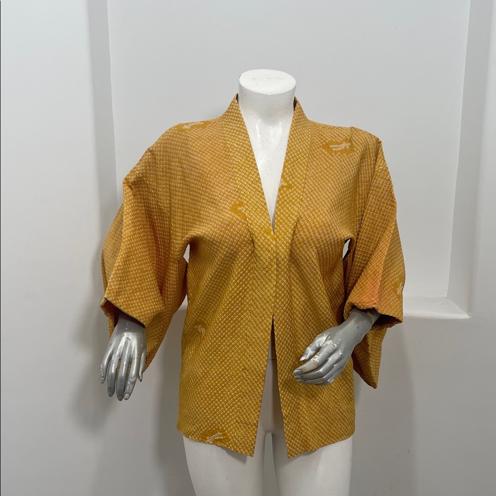 Yellow Kimono Style Jacket
